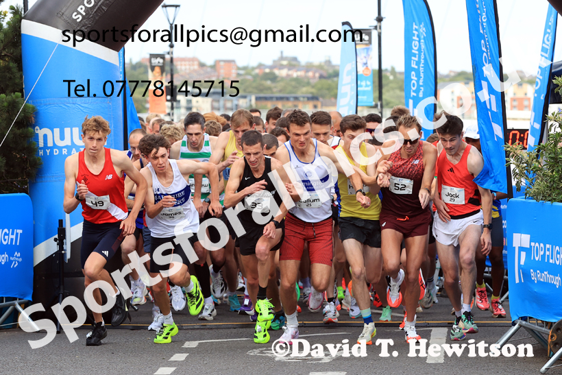 The Newcastle Quayside 5k Road Race, 2025 Newcastle Quayside 5k and 10k Road Race  Photo: David T. Hewitson/Sports for All Pics